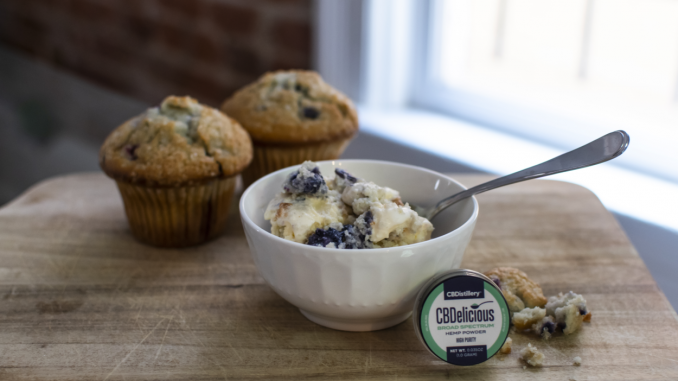 CBD Blueberry Muffin Ice Cream Recipe