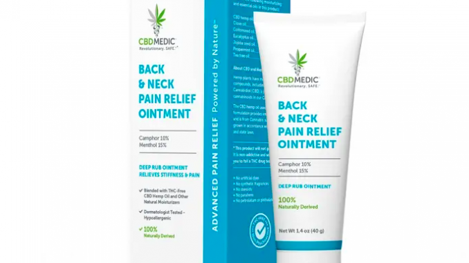 CBD Medic Back & Neck Pain Relief 2020