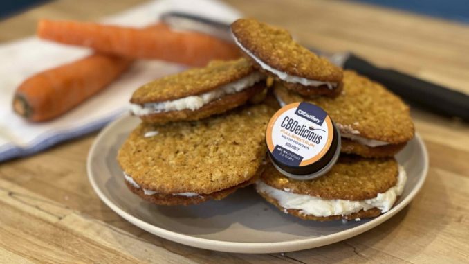 CBD Carrot Cake Cookie Sandwich Recipe